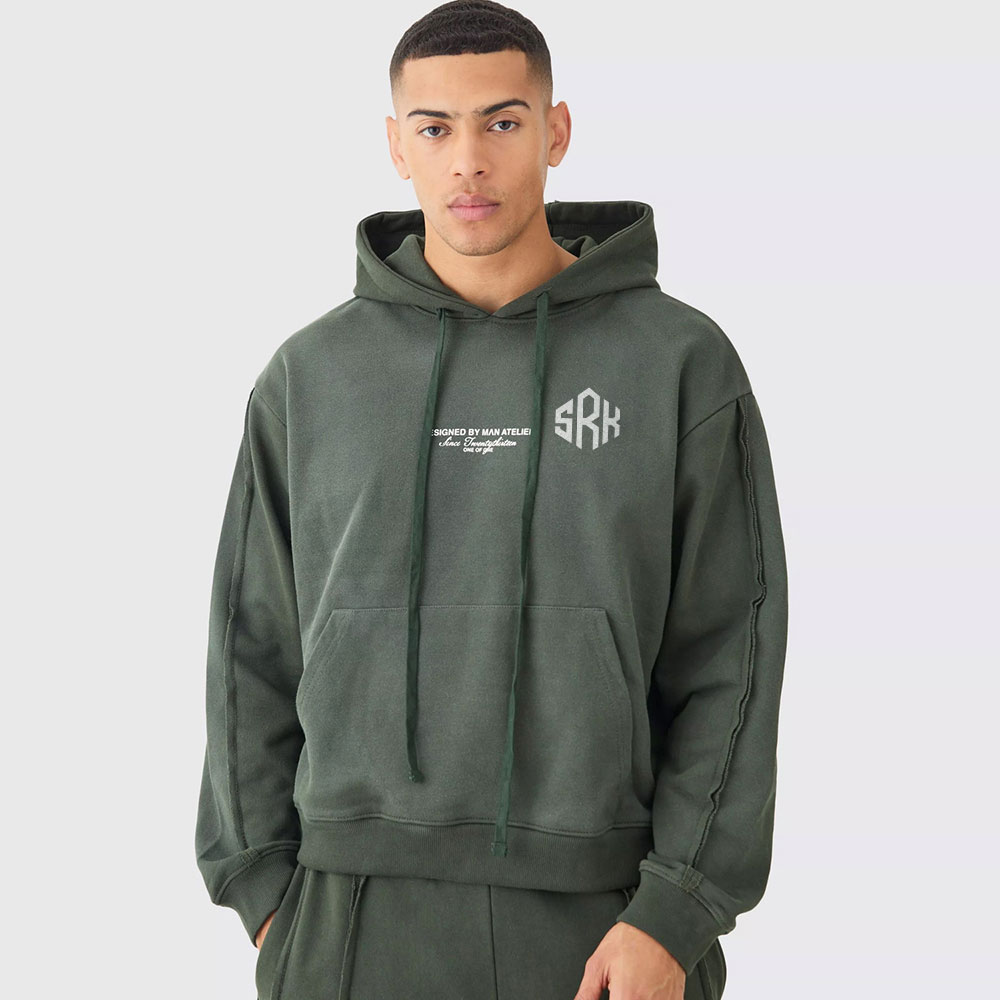 Oversized Boxy Official Spray Wash Hoodie